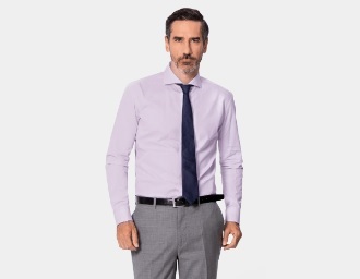 lavander poplin shirt